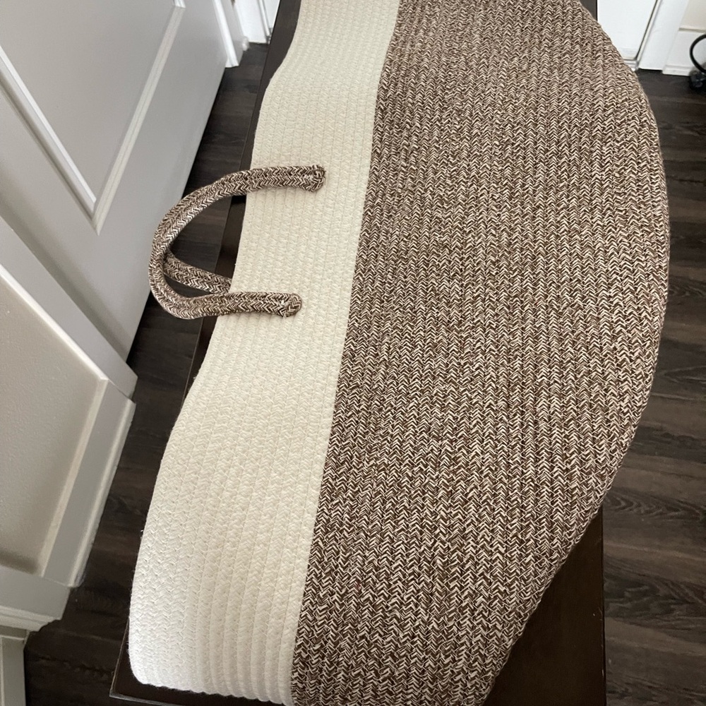 Round woven Rope Storage basket - Picture 4 of 7